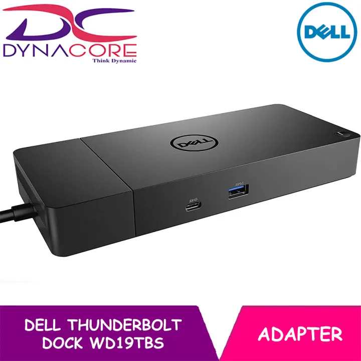 Dynacore Dell Thunderbolt Dock Wd19tbs With 130w Power Delivery No 3 5mm Ports Usb C Thunderbolt 3 Hdmi Dual Displayport Black Lazada Singapore
