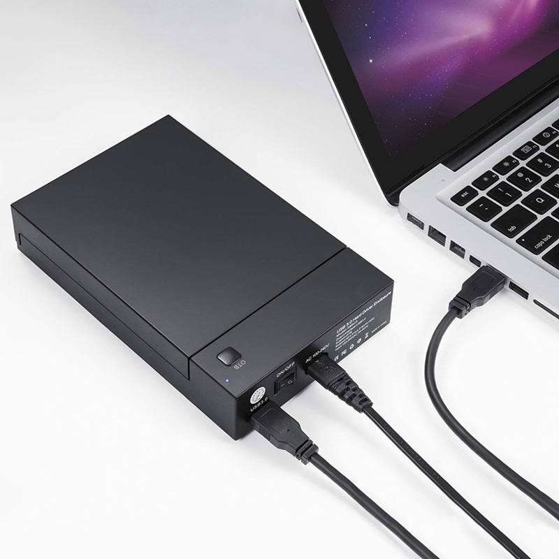 USB 3.0 3.5In SATA Hard Drive Disk External Enclosure SSD HDD Disk Case Support 16TB Drives Backup