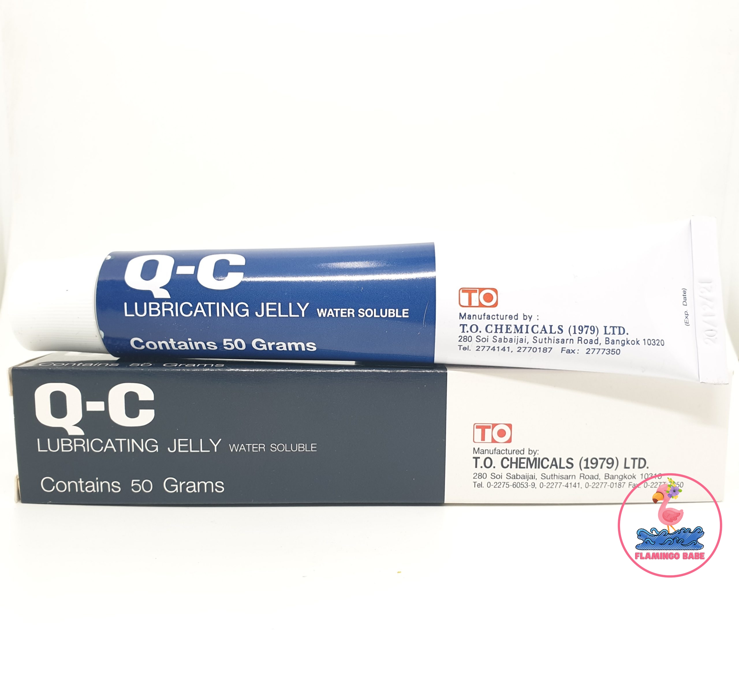 QC Lubricating Jelly water soluble 50g. เจลหล่อลื่น ไม่มีสี ไม่มีกลิ่น