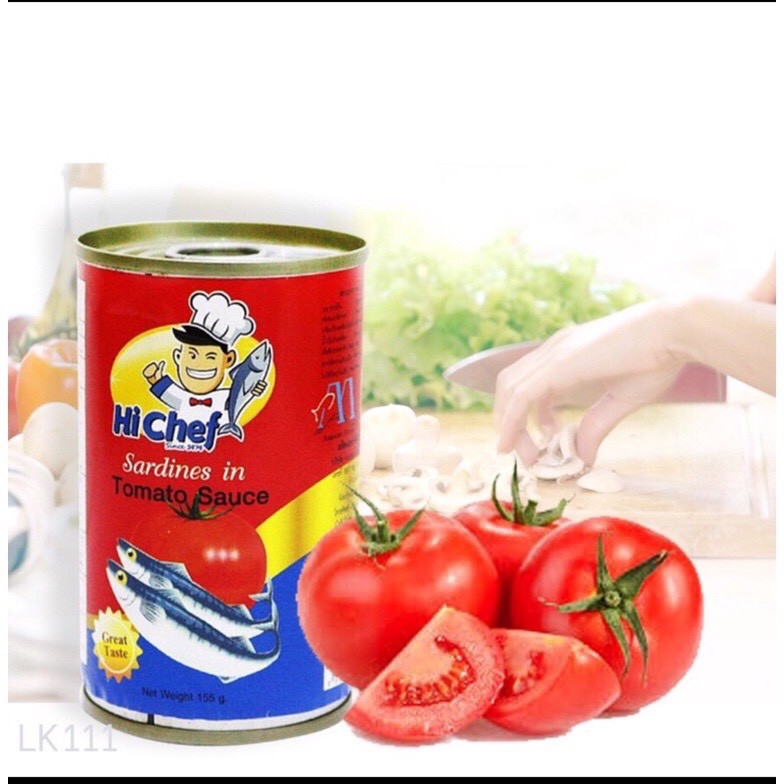 HCM - Cá Mòi Sốt Cà Thương Hiệu Hi Chef Thái Lan