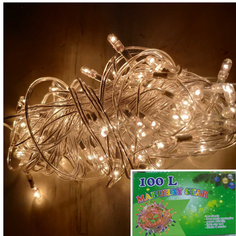 Mabuhay star 100L Christmas light rice bead lamp \ Christmas decorative