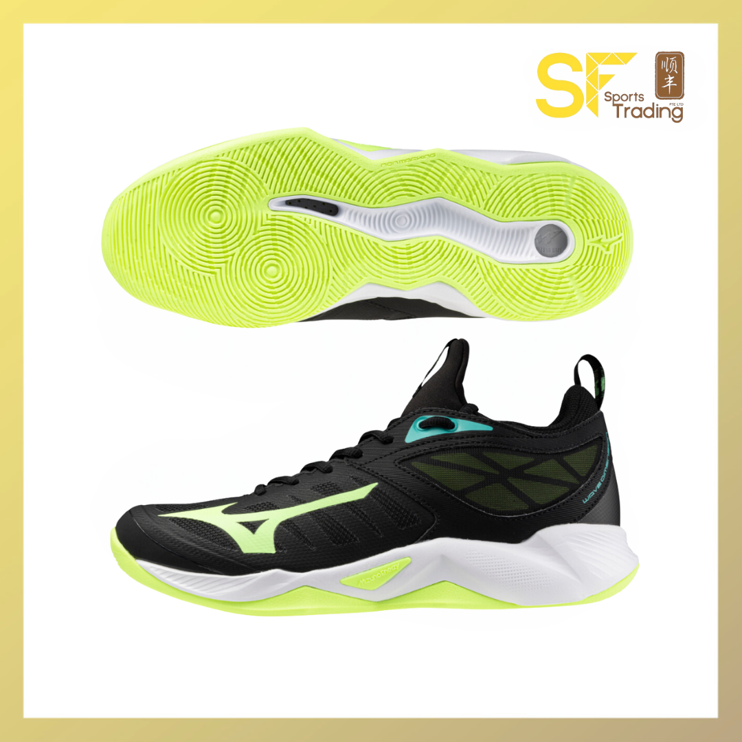 Mizuno Wave Dimension Black / MIZUNO Neo Lime / Atlantis
