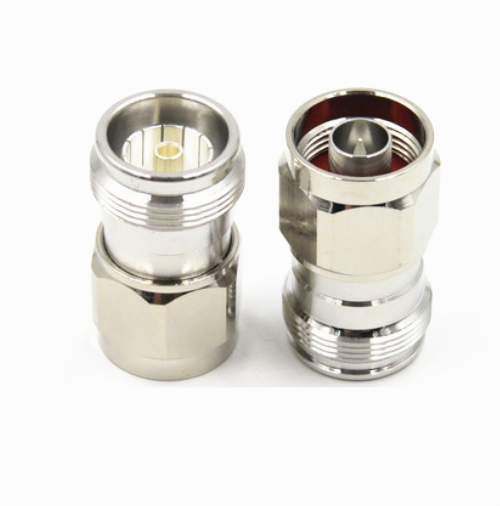 【Limited edition】 1pcs 4.3-10 mini DIN Connector to N Adapter DIN Male Female to N /DIN/4.3-10 Male Female Socket Straight RF Coaxial Adapter.