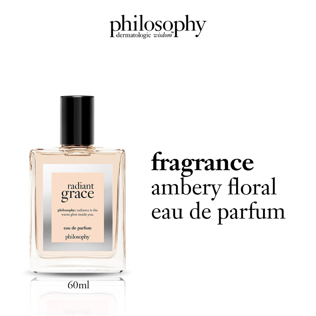 philosophy radiant grace eau de parfum 120 ml 60ml 10ml (with