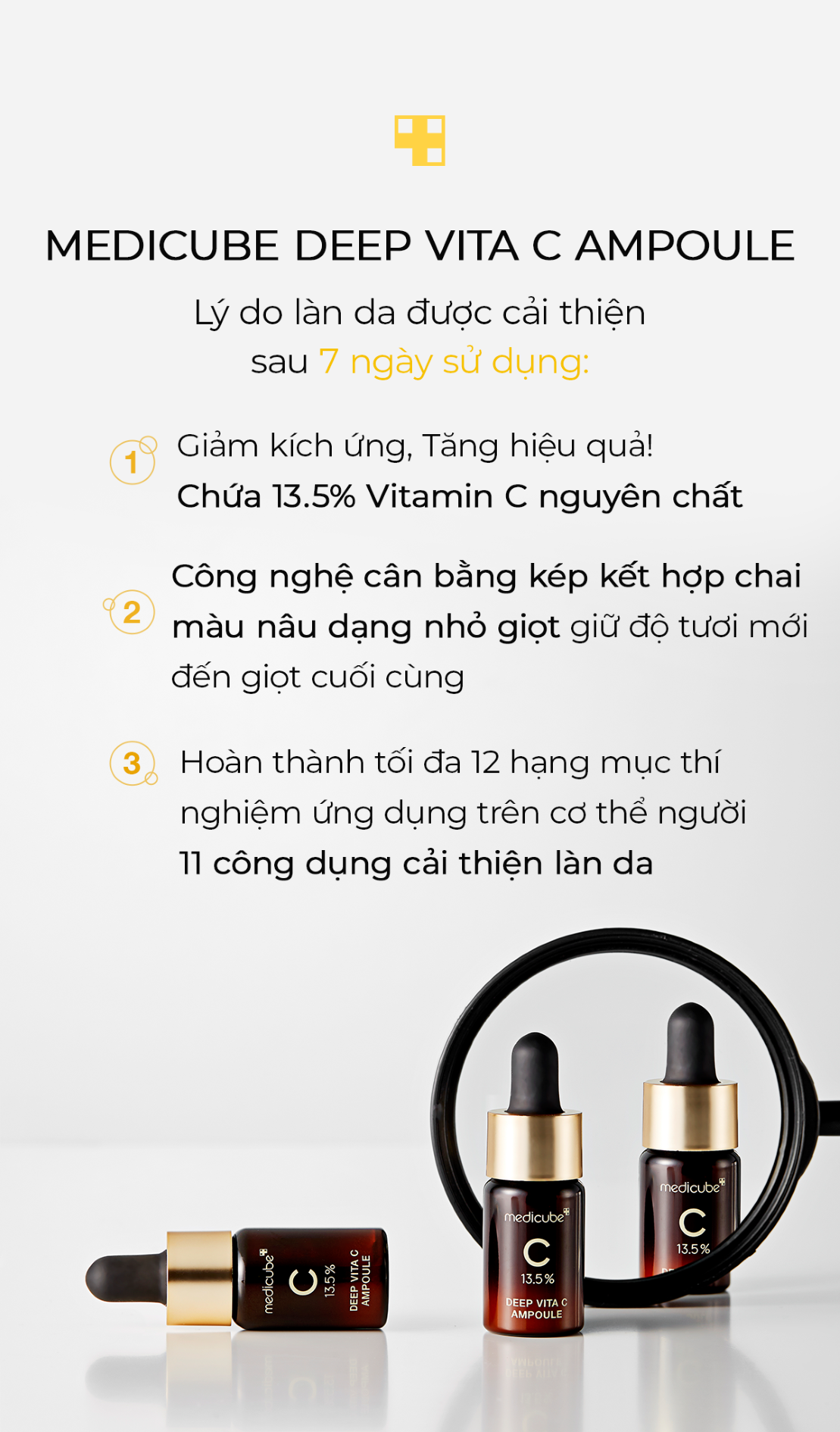 Tinh chất MEDICUBE DEEP VITA C AMPOULE 30g