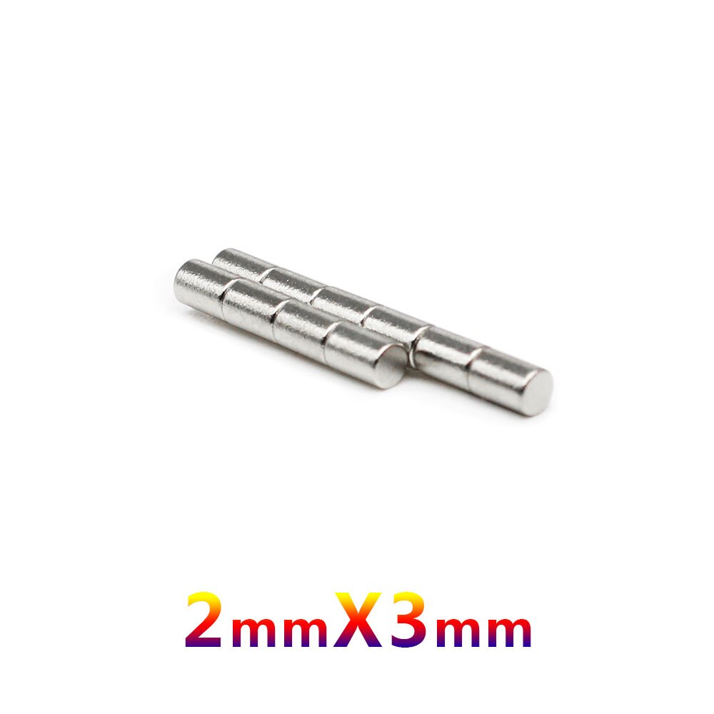Nam châm viên 2x3mm sl 100 viên , nam châm đất hiếm