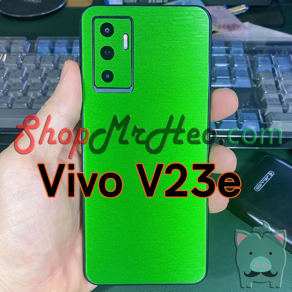 Dán Skin Màu Mặt Sau Lưng Nhôm Xước Vivo V23e - V21 - V20 - V20 SE