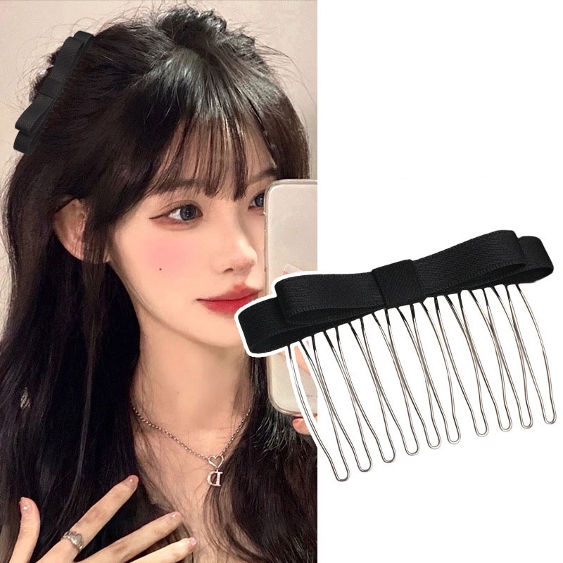 Lược Cài Tóc Đính Nơ Dễ Thương Cho Bé Gái