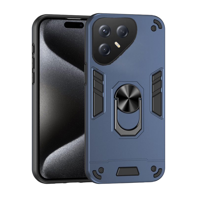 For Tecno Pova 7 7 Ultra Phone Case Shockproof Armor iron Metal Ring Kickstand Bracket Casing for Tecno Pova 7 Ultra Cover Casing HP.
