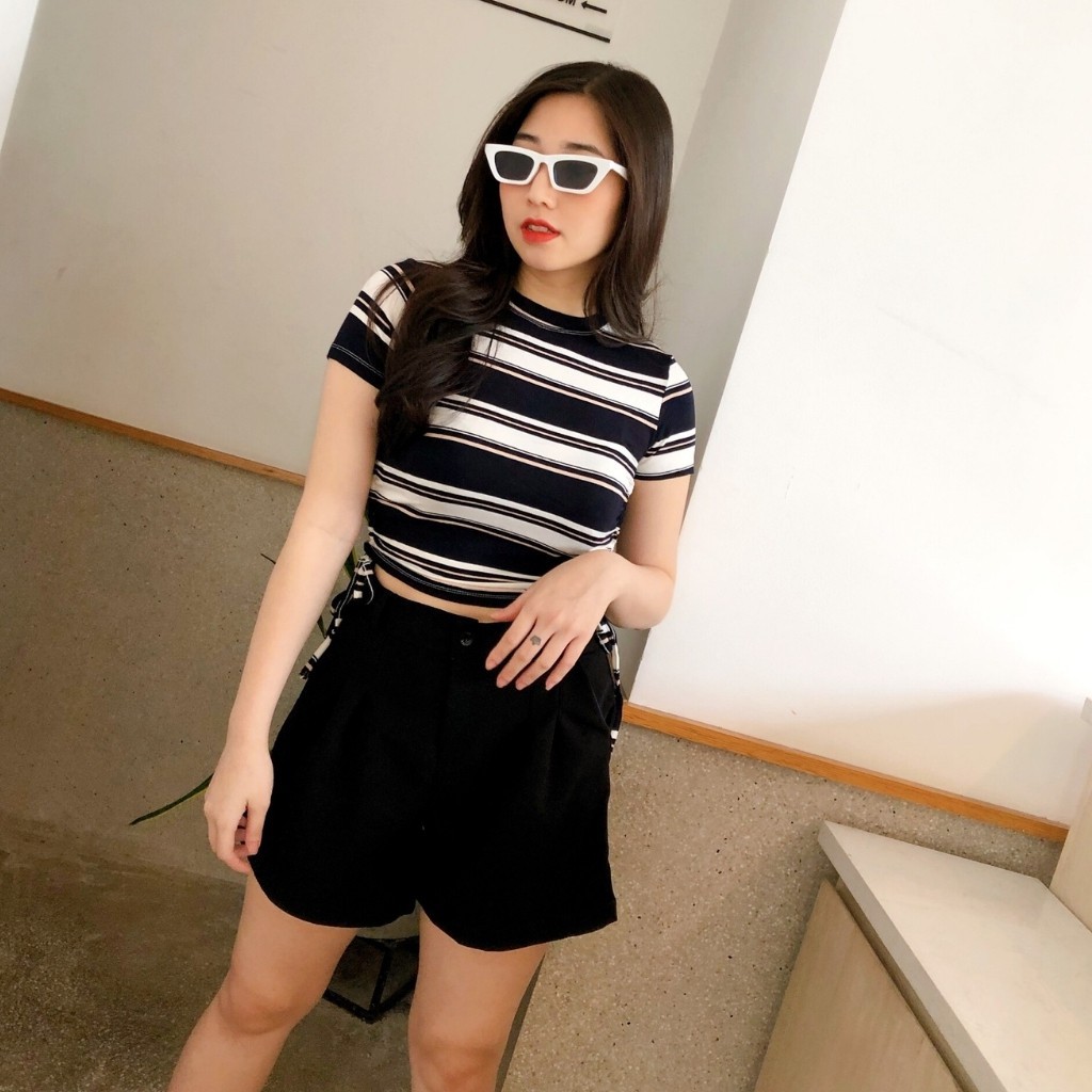 [HCM]ÁO THUN KIỂU RÚT EO 2 DÂY