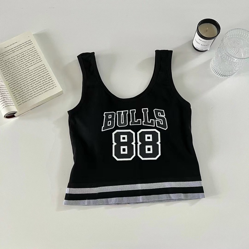 áo Bra thể thao bulls 88 dáng lửng 6621