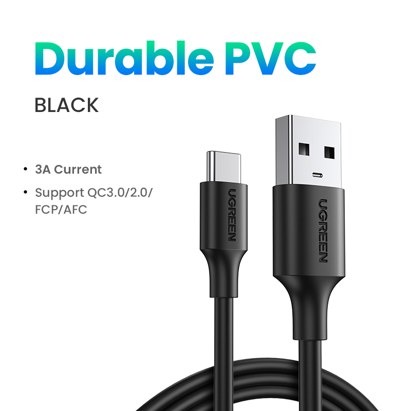 UGREEN USB C Cable Type C Cable 3A Fast Charging USB Cable for Samsung S23 S22 Xiaomi 11t  12t Pro USB Type C Data Charging Cable USB C