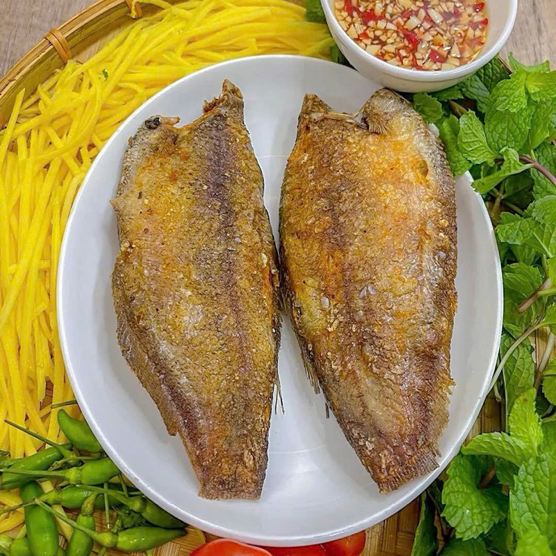 KHÔ CÁ SẶC BỔI bịch 500g size10-12 con (giao tphcm)