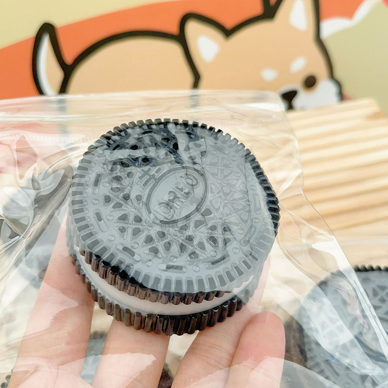 Big Oreo Silicone Stress Pressure Relief Squishy Toys Mochi Taba Squishy Simulat BAWEI.