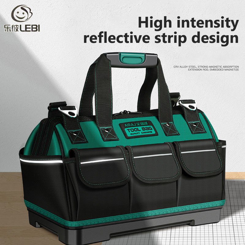 Electrician's tool tool is sturdy and durable, canvas thickened, hand-held multi-function repair special woodworking tool bag