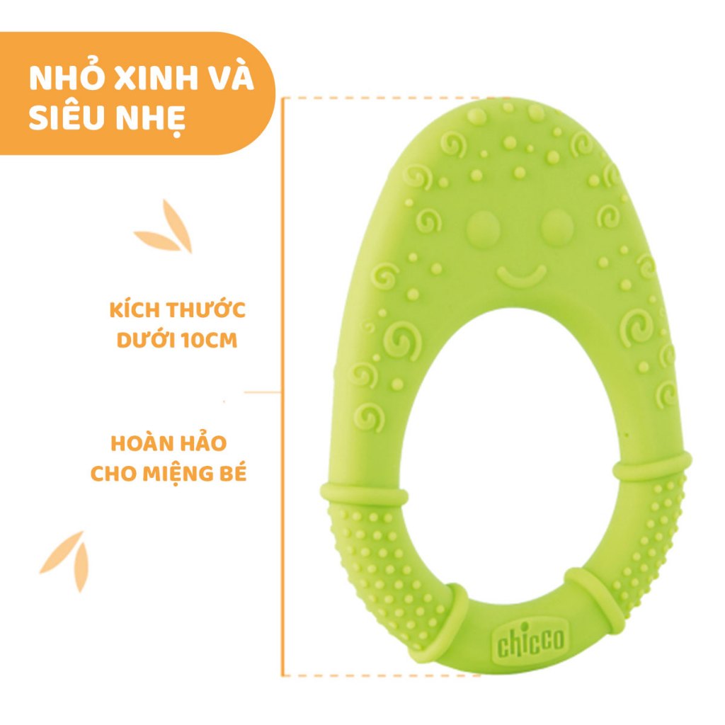 Gặm nướu quả bơ silicone siêu mềm Chicco