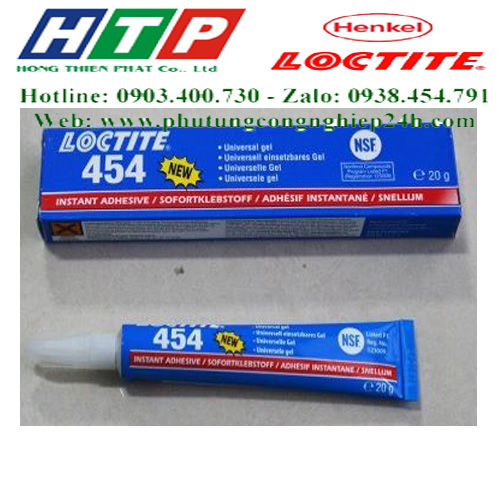 Thông tin kỹ thuật keo loctite 454 - 20gr