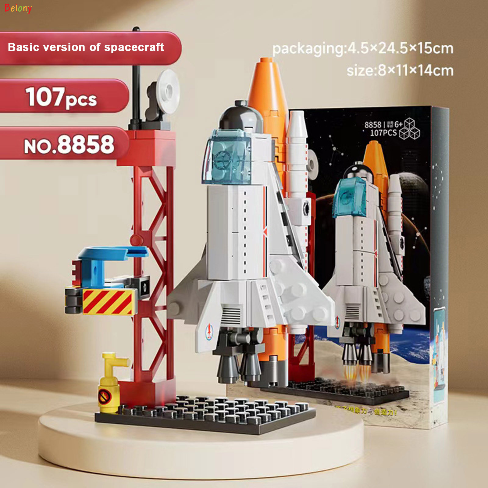 Space Exploration Shuttle Toys Launch Center City Aerospace Building