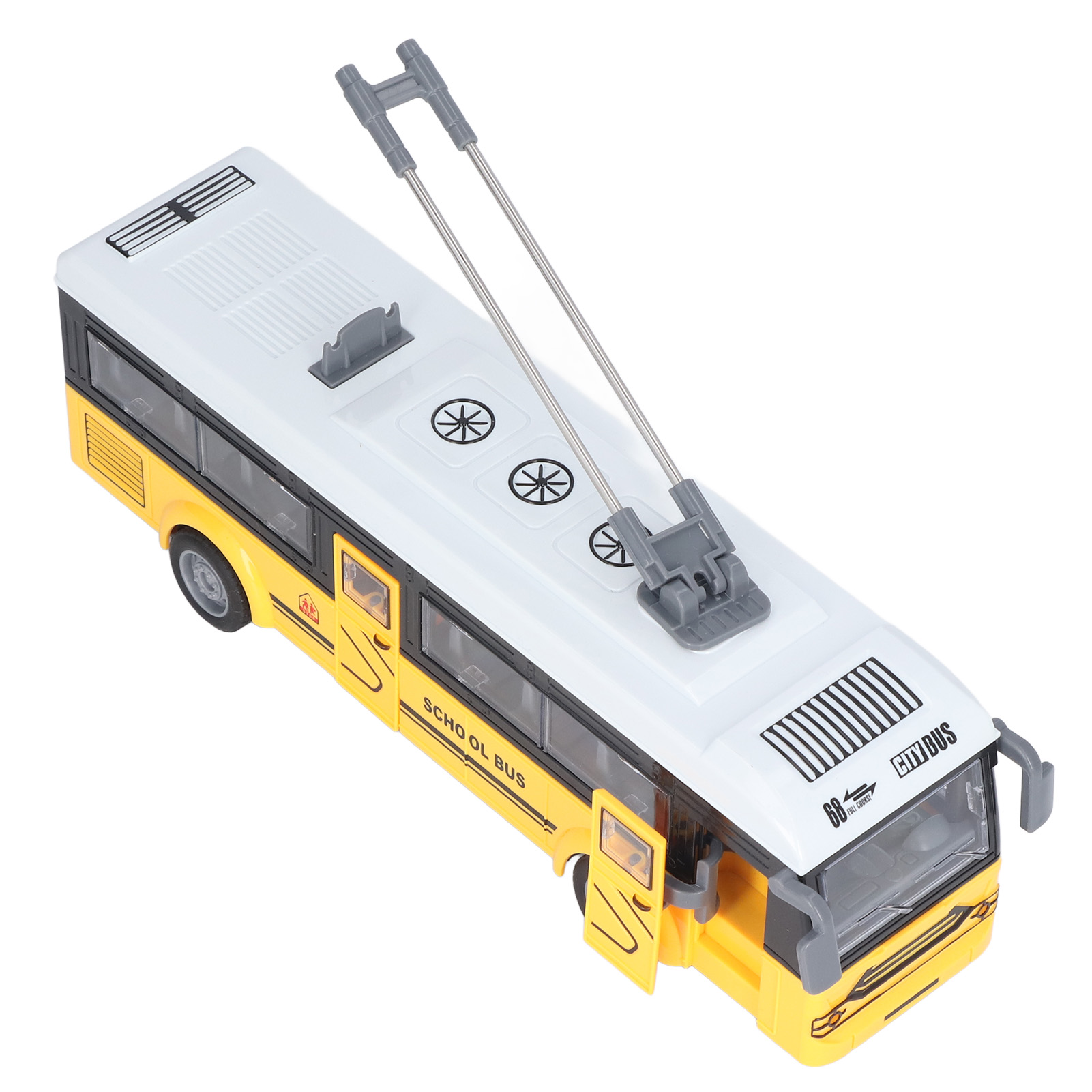 Remote Control Bus Opening Doors RC School Bus Stylish Design for Kids