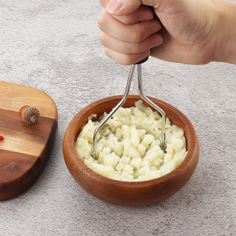 304 potato press stainless steel potato press manual tamper kitchen gadget potato press solid