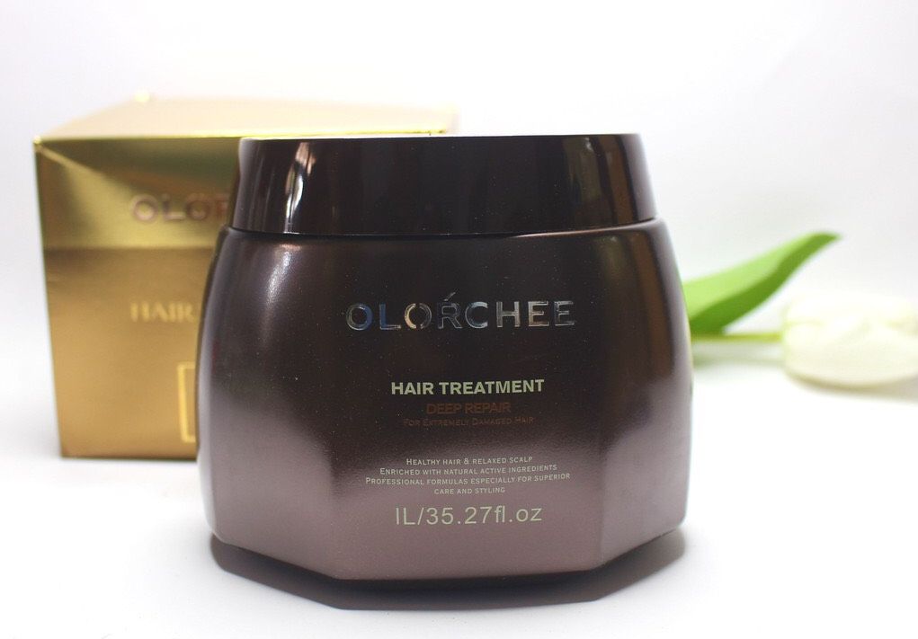 Kem hấp ủ tóc olorchee phục hồi mềm mượt 1000ml