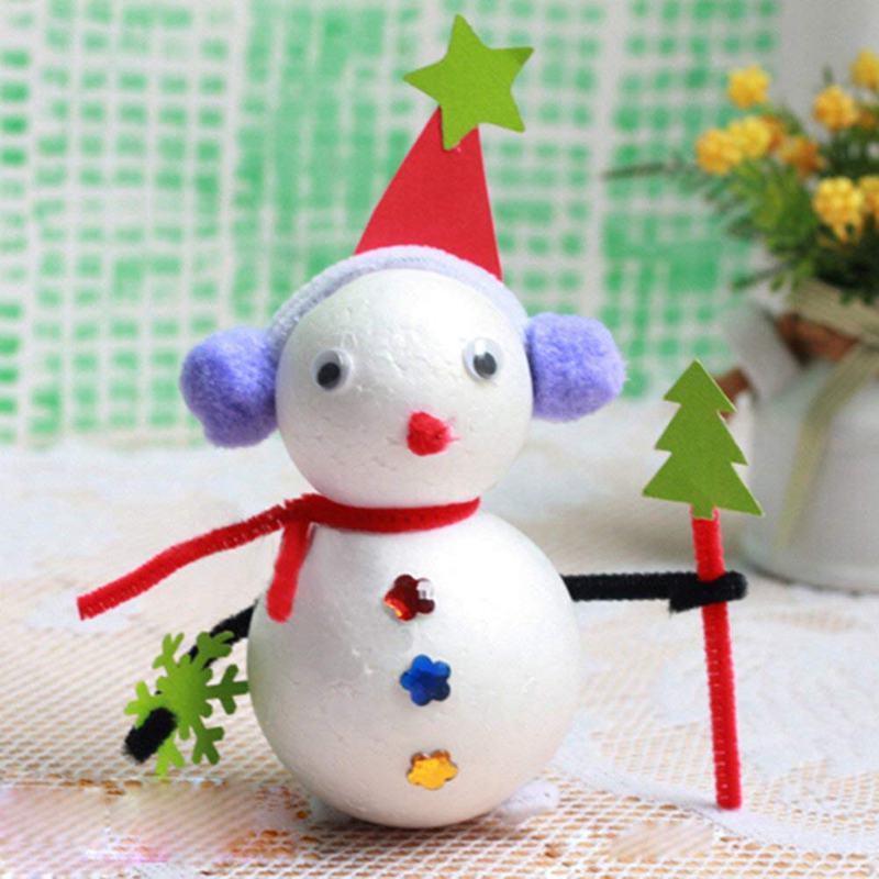 White Styrofoam Balls Craft Balls Polystyrene Foam Balls for Crafting ...