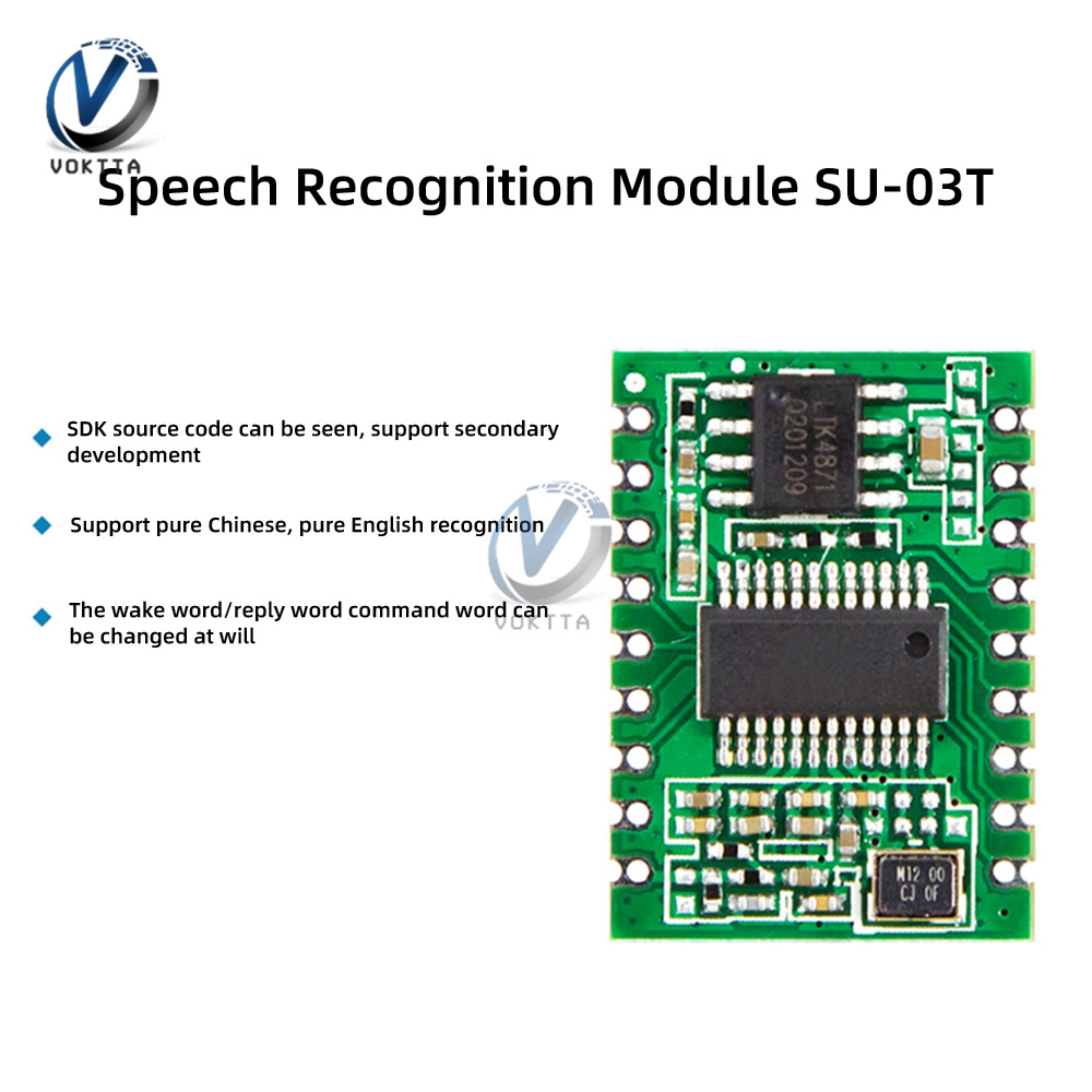 SU-03T AI Intelligent Voice Recognition Module Offline Voice Control ...