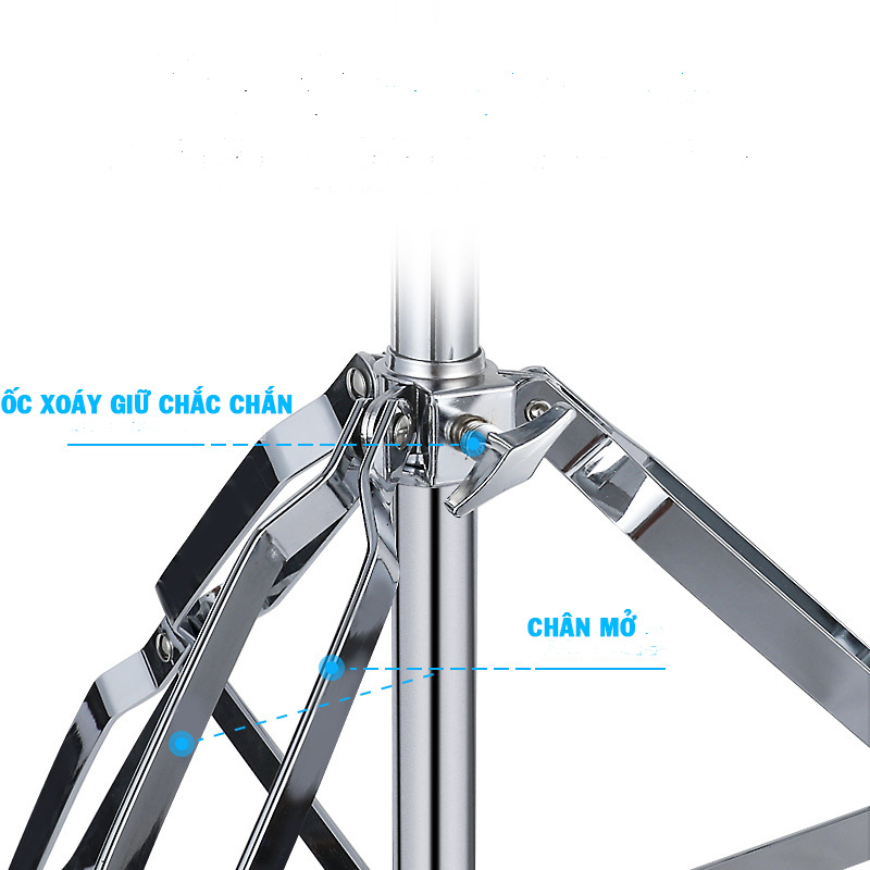 Chân boom cymbal(chân cẩu) cho dàn trống