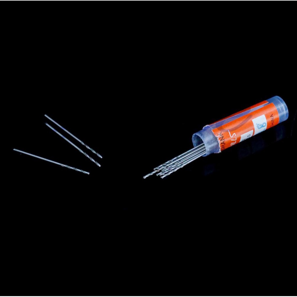 Bộ 10 mũi khoan nhỏ hss 0.8mm đa năng