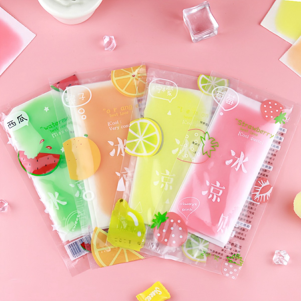Set 2 Miếng Dán Pad Lạnh / Miếng Dán Làm Mát / Hạ Nhiệt / Giải Nhiệt Hạ Sốt -Aeneas Shop