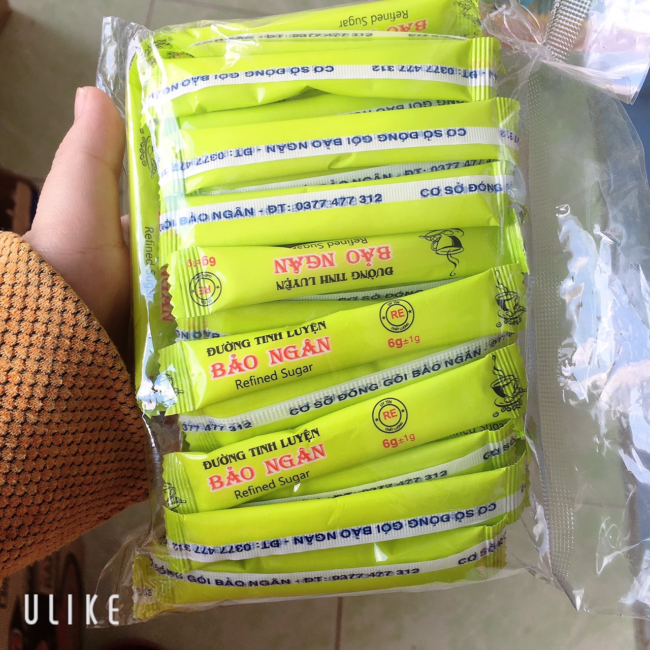 Combo 50 Gói Đường Que Cà Phê 6gr
