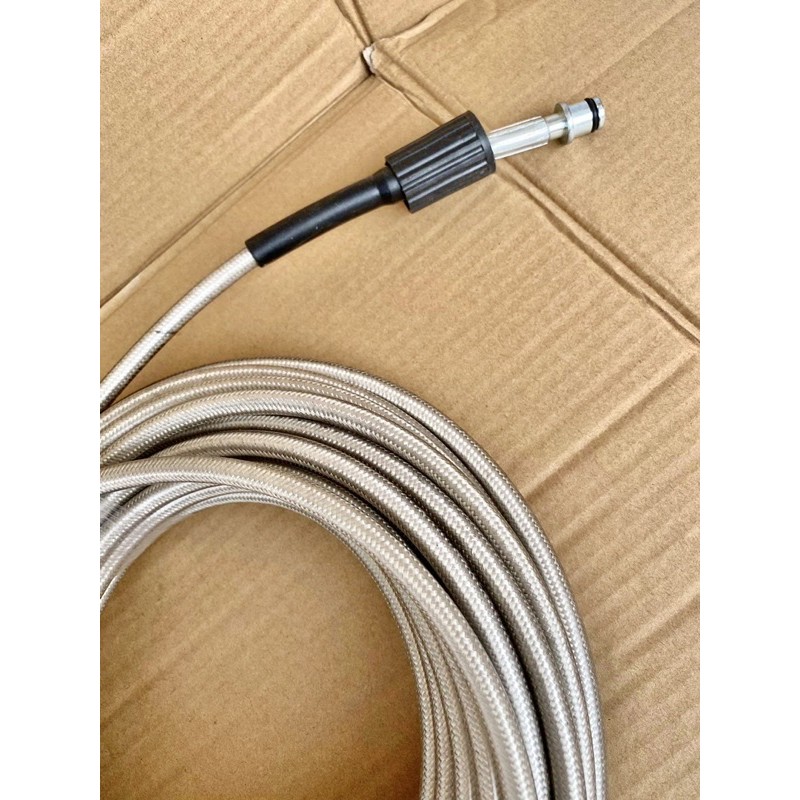Dây rửa xe 20m dây xịt rửa dùng cho máy rửa xe mini (ren 22mm)
