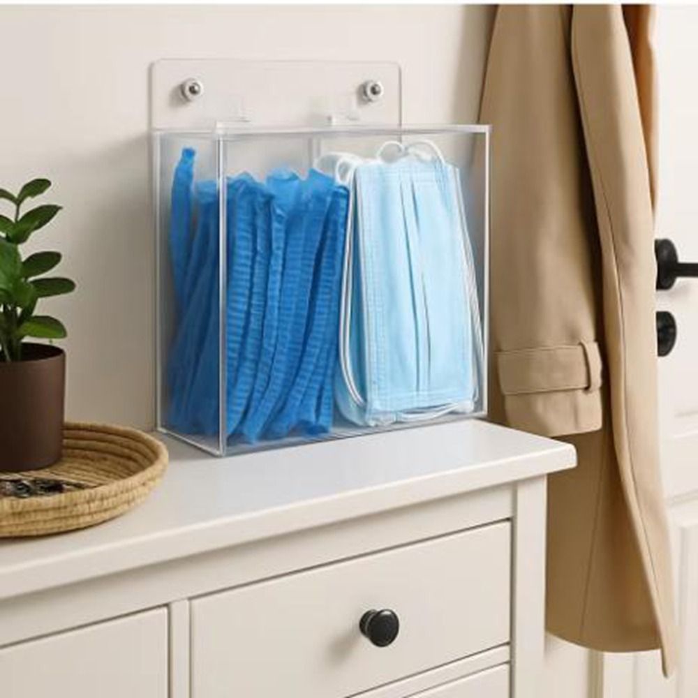 Practical%20/2/3%20Grids%20Acrylic%20Glove%20Holder%20Transparent%20Wall%20Mounted%20Gloves%20Dispenser%20Box%20with%20Lid%20Dustproof%20Storage%20Box%20Shoe%20Cover%20-%20Image%205