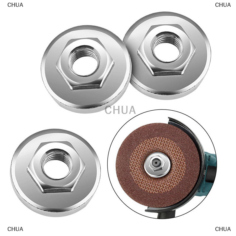 CHUA 100 góc Máy mài áp lực Tấm sửa đổi nẹp thép không gỉ hình lục giác NUT