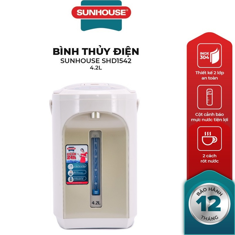 Bình thủy điện 4.2L SUNHOUSE SHD1542