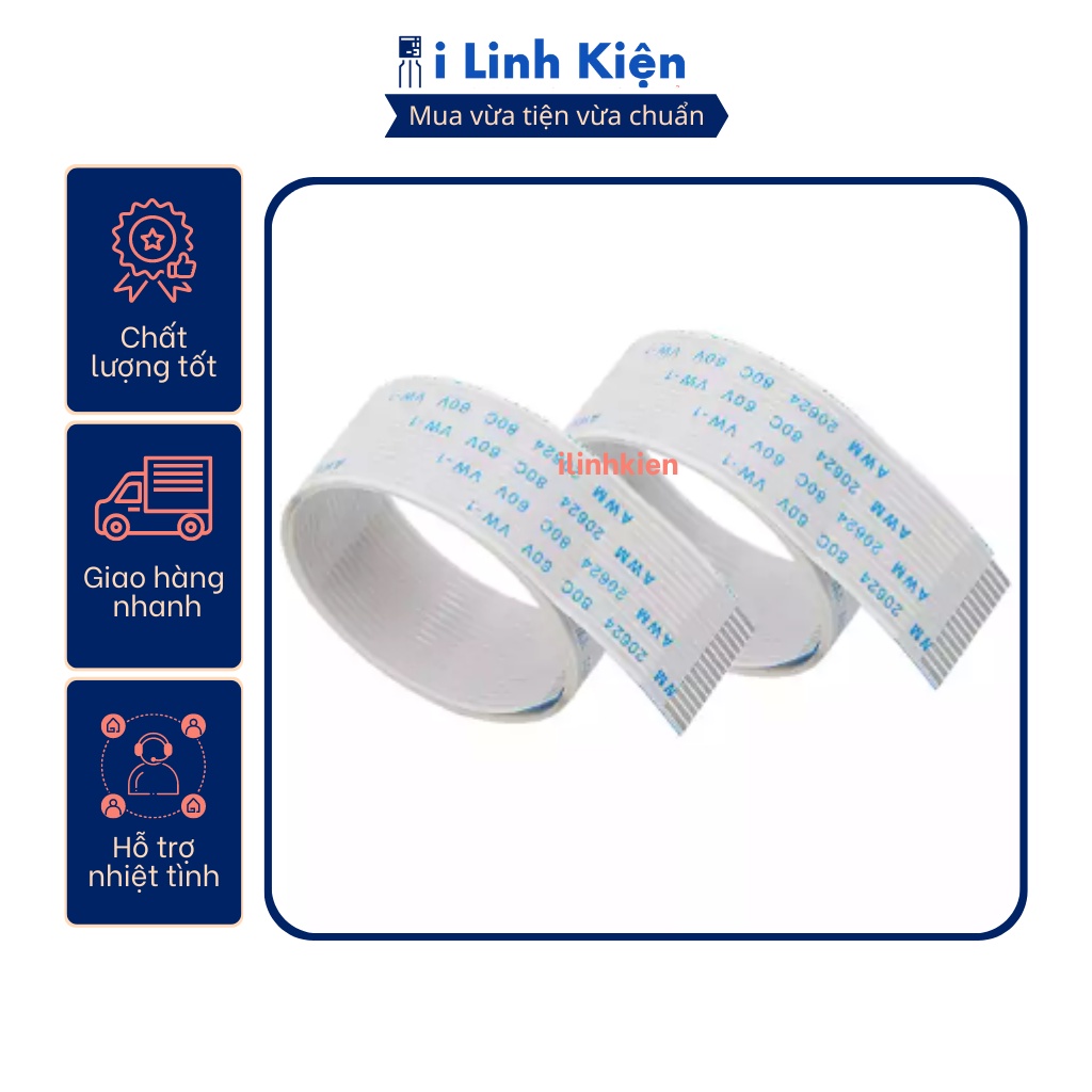 Cáp FFC 50P thuận 0.5mm dài 20cm