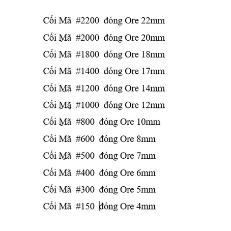 Cối đóng Ore (mắt cáo) lắp máy dập tay - dụng cụ làm da handmade