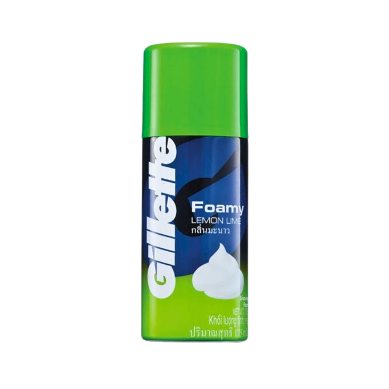 (FOR SENSITIVE SKIN) WJS Gillette Foamy Menthol Lemon Lime Shave Foam