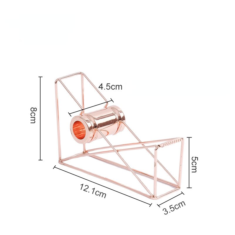 {：“ Nordic Style Stationery Metal Material Ing Tape Cutter Washi Tape Storage Organizer Cutter Tape Dispenser Office Supplies