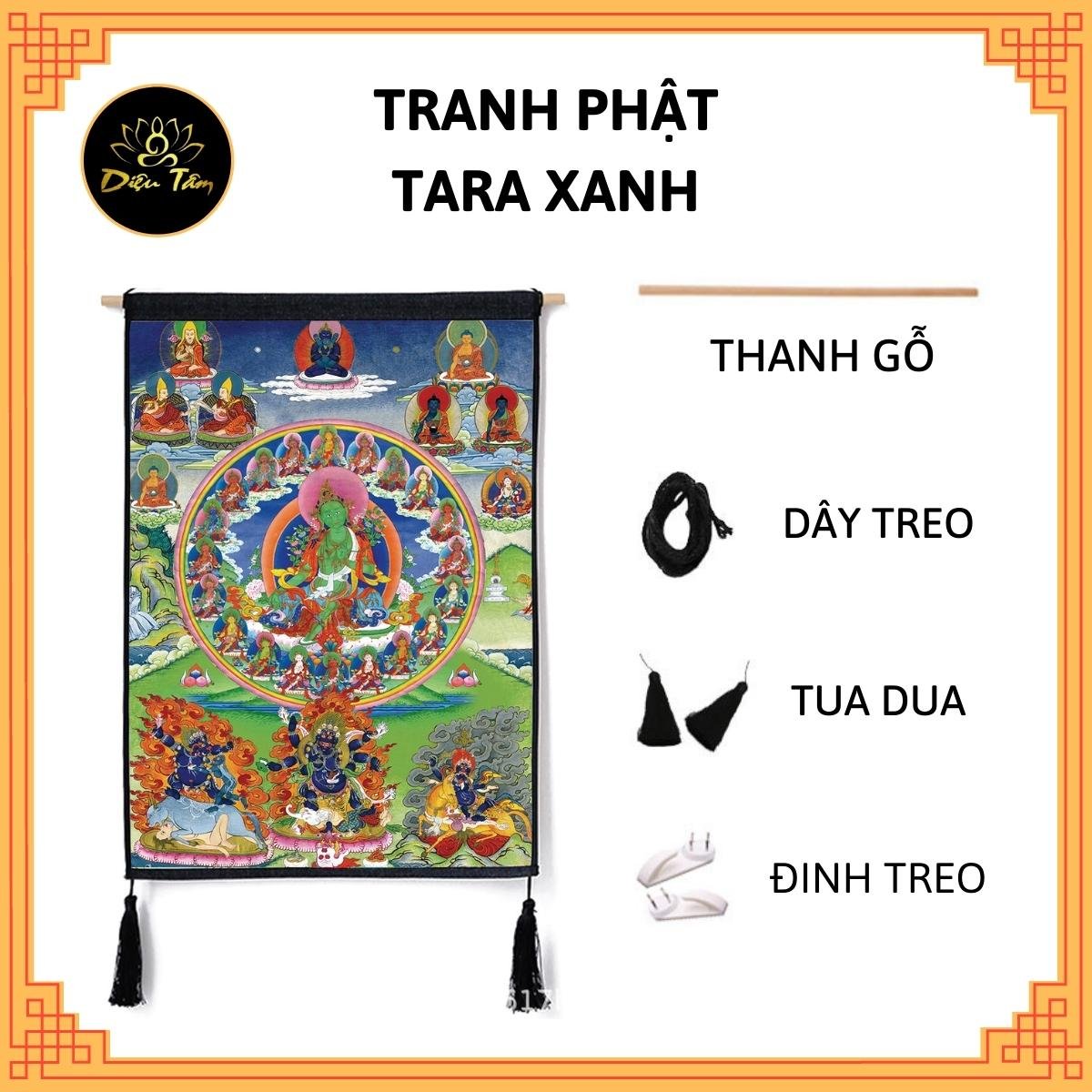 Tranh thangka mật tông Tây Tạng trang trí nhà cửa
