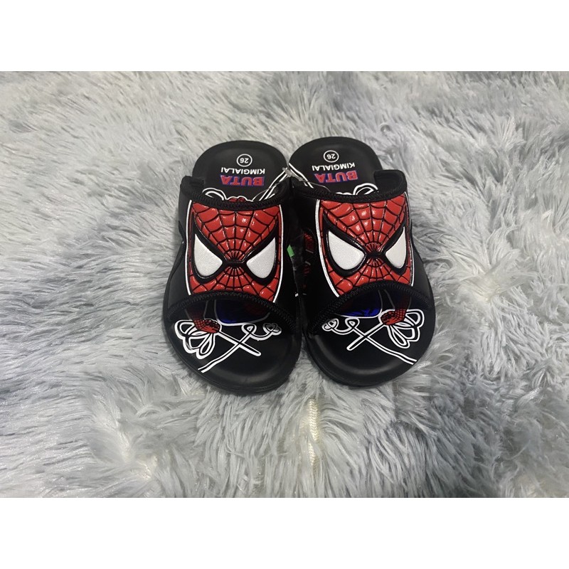High-End Children's Fashion Spider Superhero Slippers