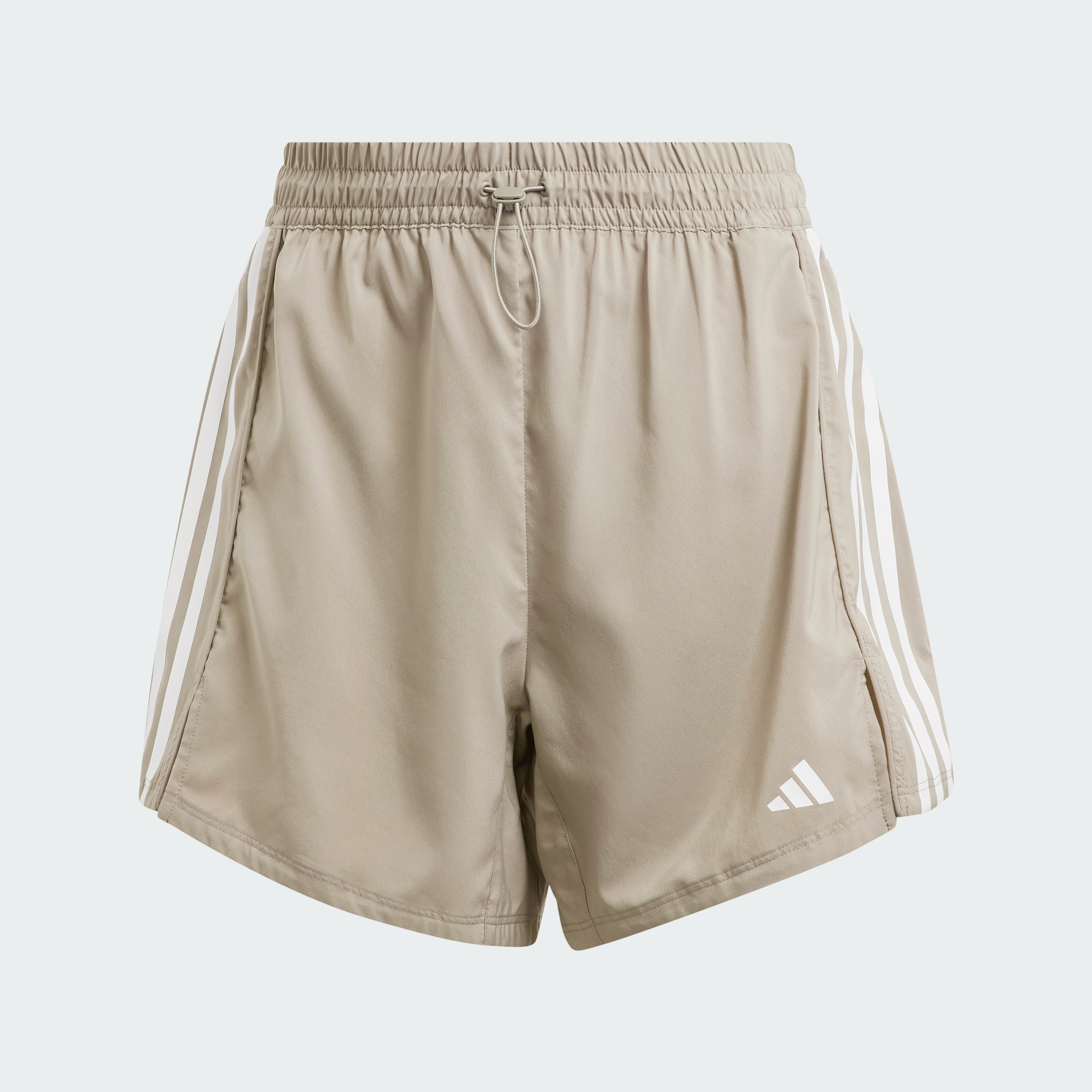 Adidas tập luyện quần short dệt 5 inch hyperglam aeroready nữ màu xanh lá il6979