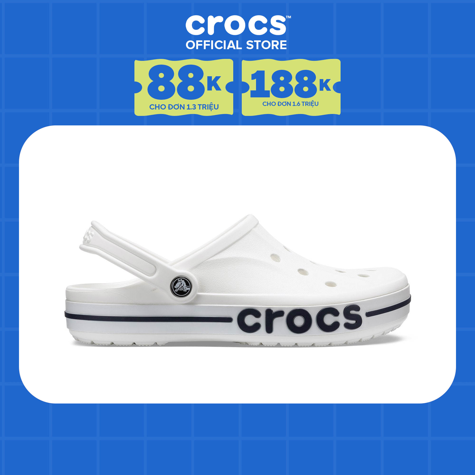 Giày Clog Unisex Crocs Bayaband - 205089-126
