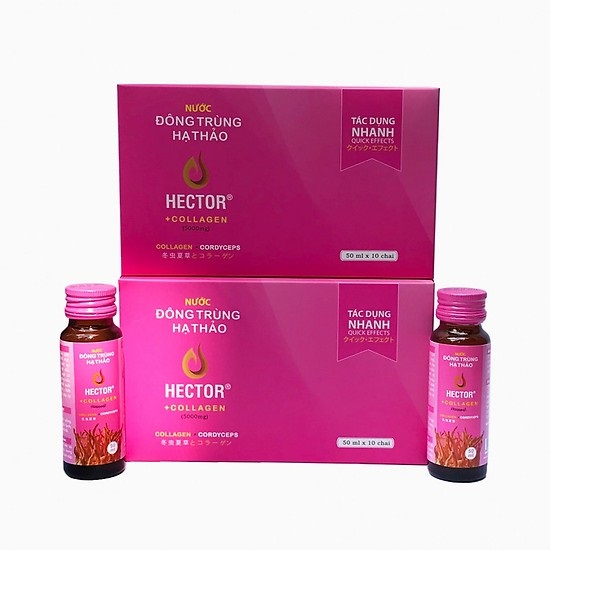 Nước Đông Trùng Hạ Thảo Hector Collagen và Hector Sâm