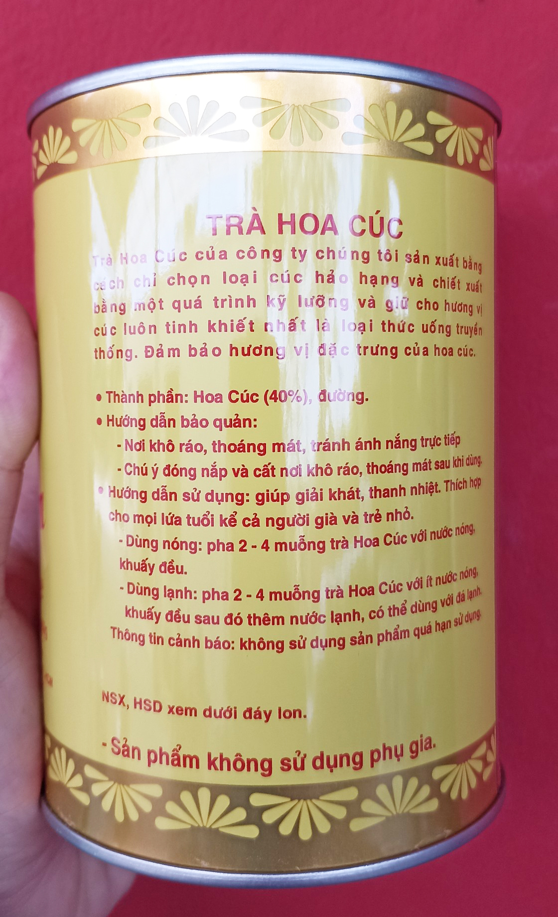 Trà Hoa Cúc Hoà Tan Hán Linh 400 gr