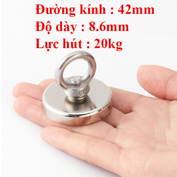 Nam châm móc tròn, Nam châm cứu hộ siêu hút