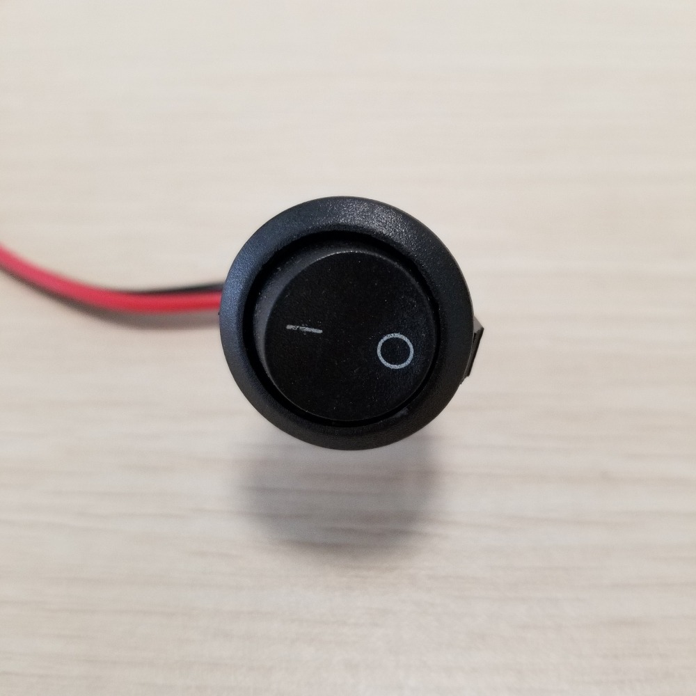 【VogueVenture】PC Server ATX PSU 24Pin Female Socket Starter Switch Button Power Cable 18AWG Wire Self-Lock Boat Shape 50cm diy. 