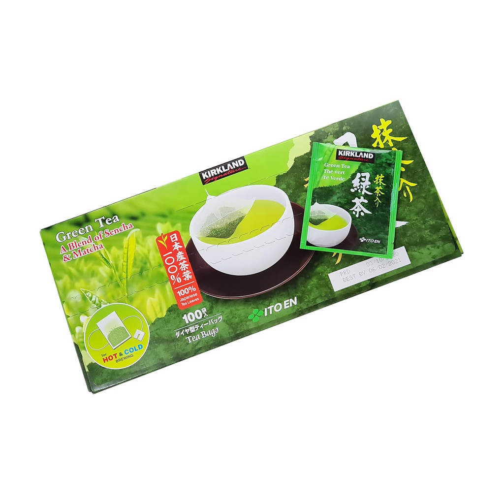 Kirkland Signature Ito En Japanese Green Tea, Blend of Sencha and Match