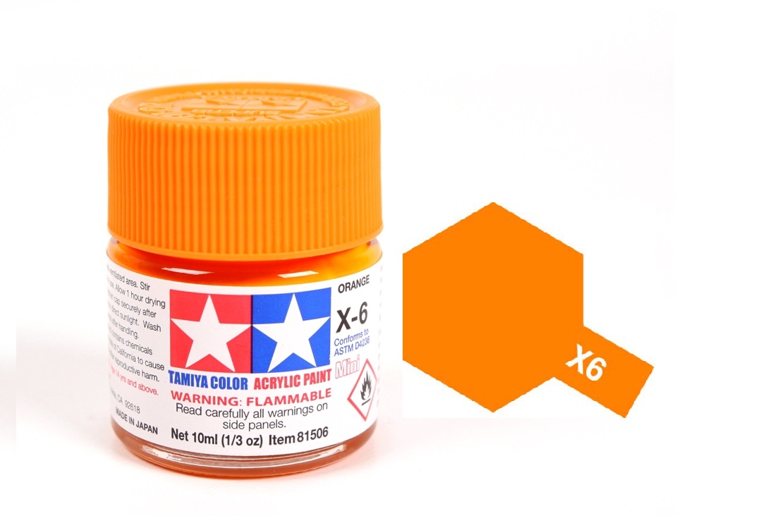 Acrylic mini ( X1 ~ X21) sơn mô hình gốc nước 10ML Tamiya