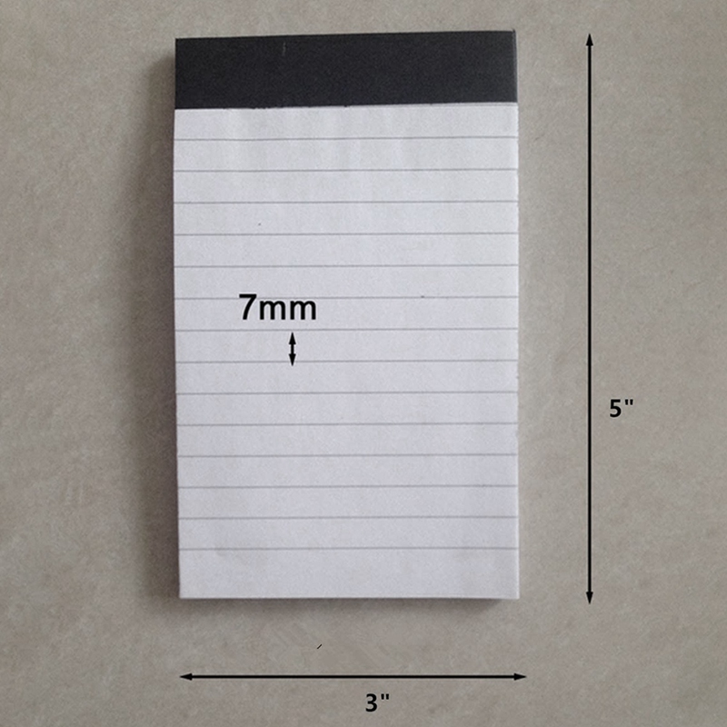 10 Pcs Handwriting Line Notebook Mini Pocket Notebook Refill A7 Memo Book Refill with 30 Sheets Lined